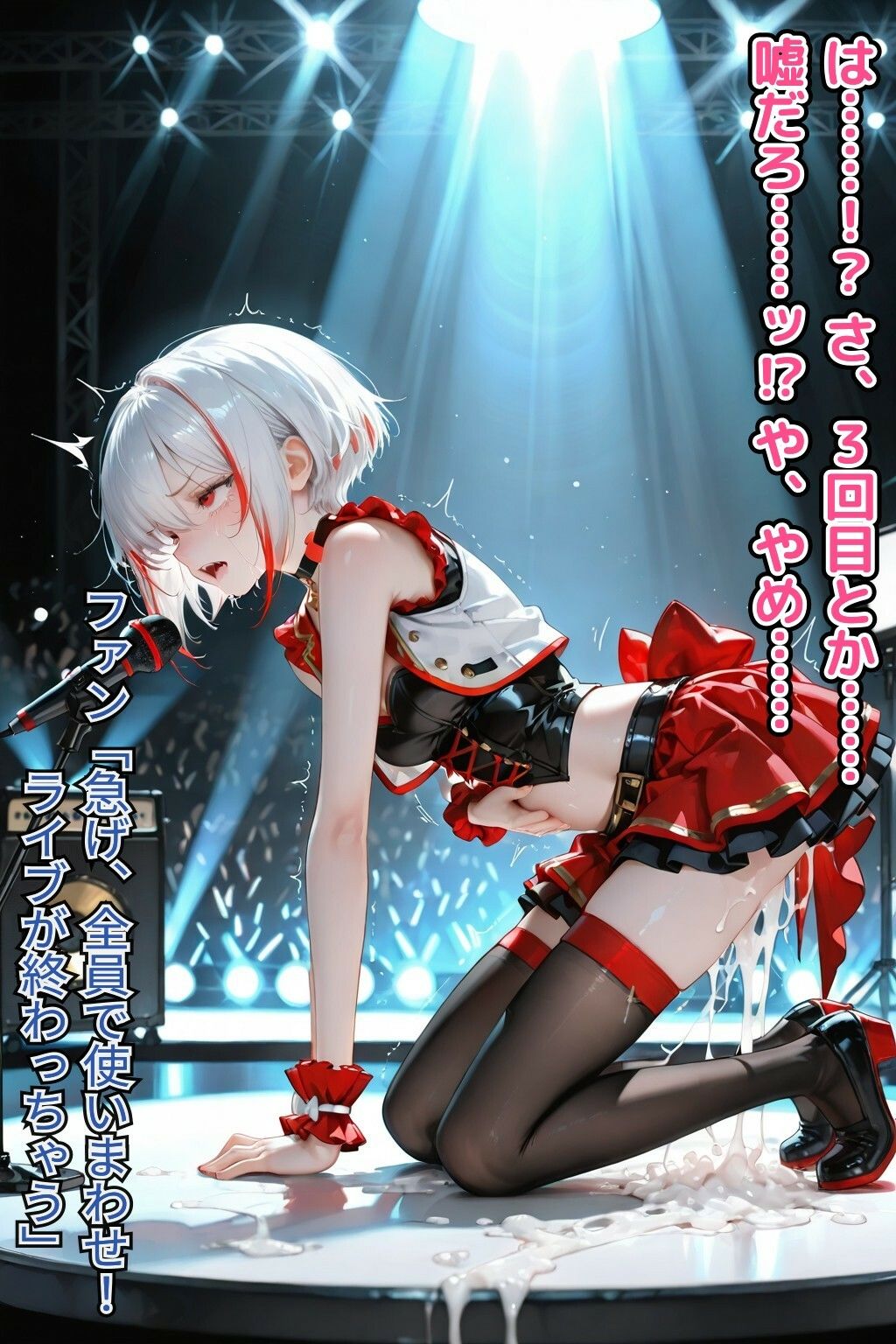 「こんなのファンサじゃねぇッ！」吸血鬼アイドル、ポピーの公開処刑セット【CDZ】【FANZA限定衣装:ギャル風/カーディガン/パーカー】 画像3