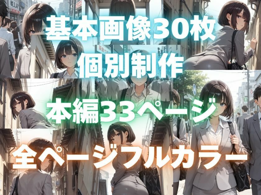 露出妄想はとめられない…クミの妄想1〜路地裏通勤編〜 画像5