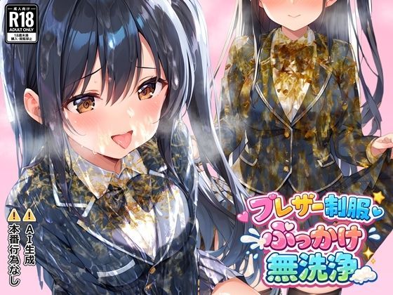 おじさんやクラスの男子たちとぶっかけたりするCG集です【ブレザー制服ぶっかけ無洗浄】　by　すとりんぐ