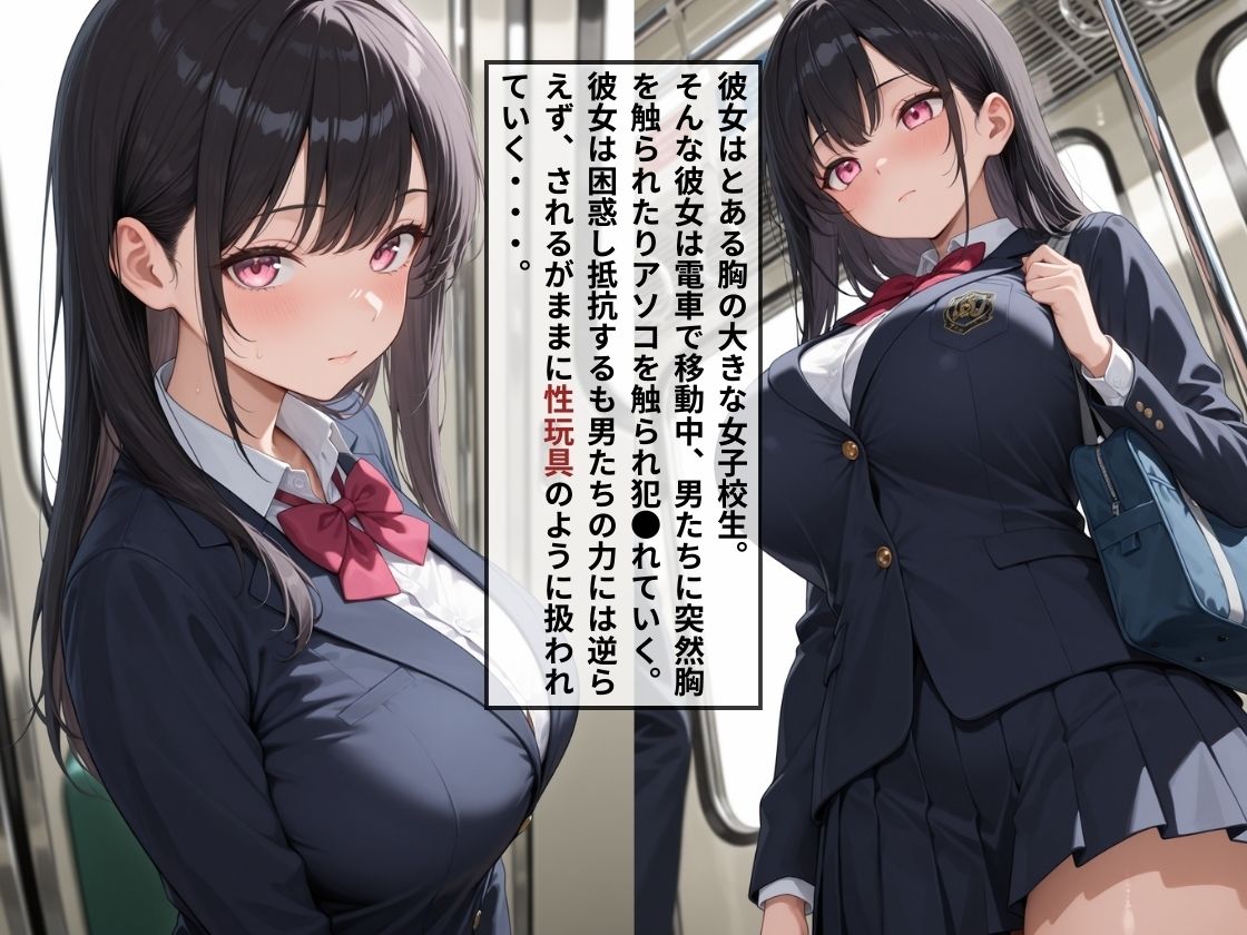 肉便器化〜とある爆乳女子校生が電車で痴●にあい性玩具にされる〜1