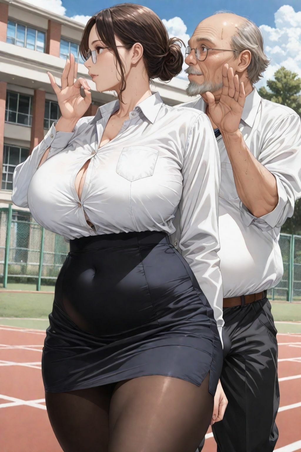 官能の瞬間 〜新任女教師の初出勤〜 画像1