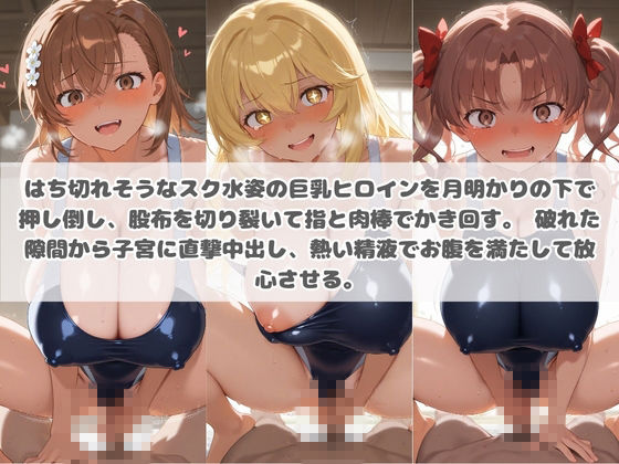 クソかわいい水着巨乳ヒロインを夏休みに孕ませ中出しした記録 と〇る科学の超電磁砲 | Baked Strontium
