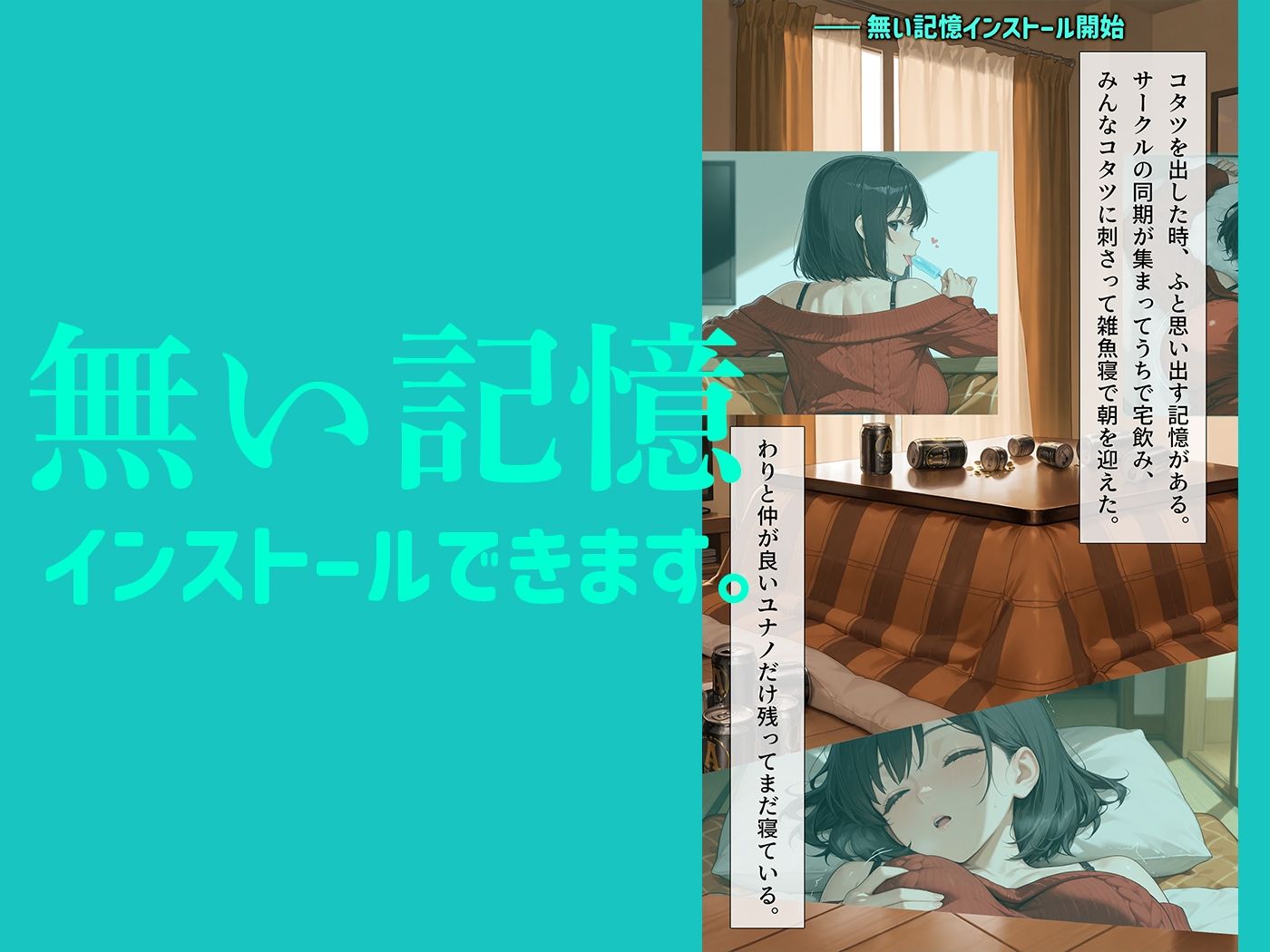 巨乳女子大生との無い記憶 画像1