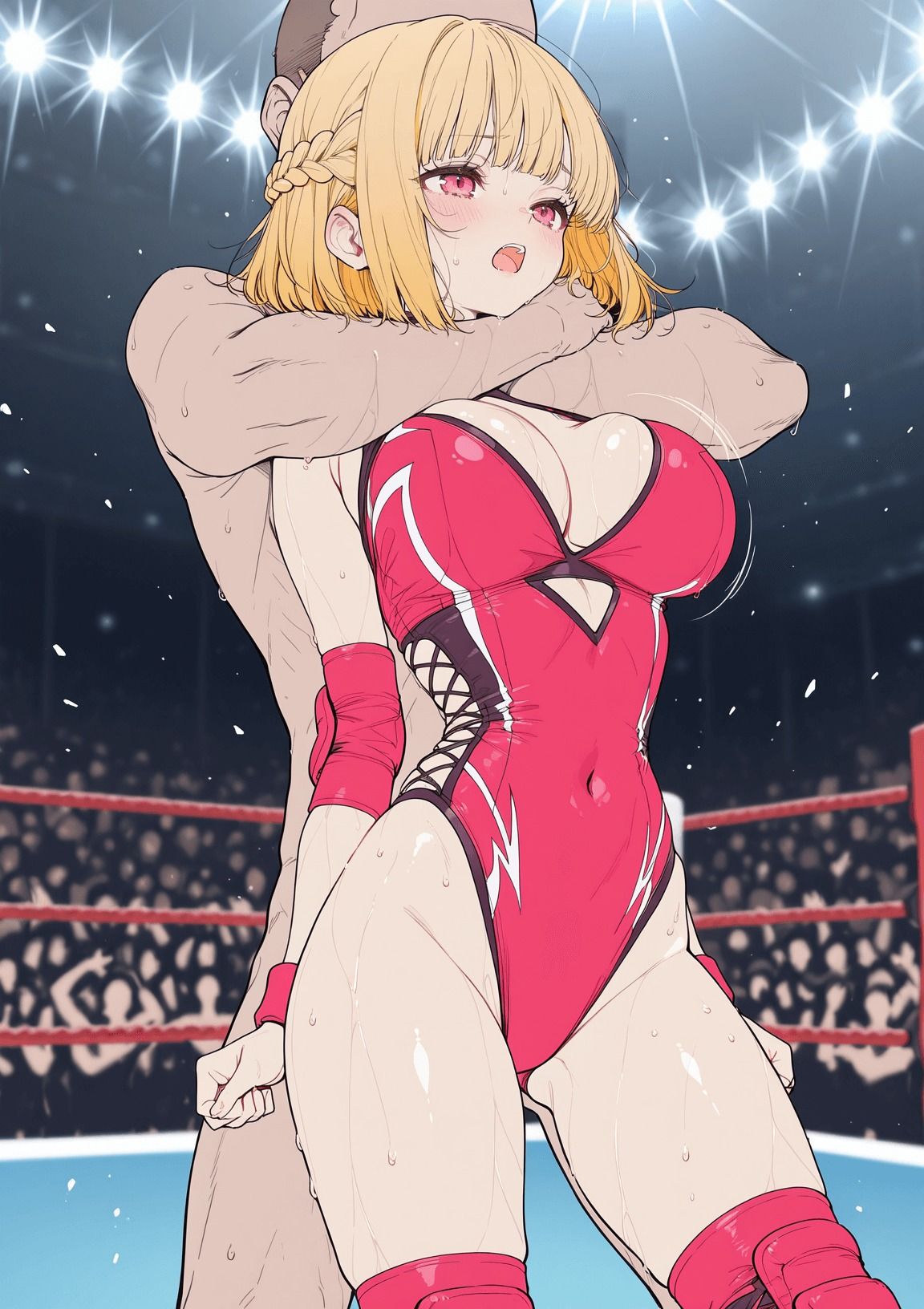 巨乳プロレスラー完全敗北 中出しリング輪● 画像2