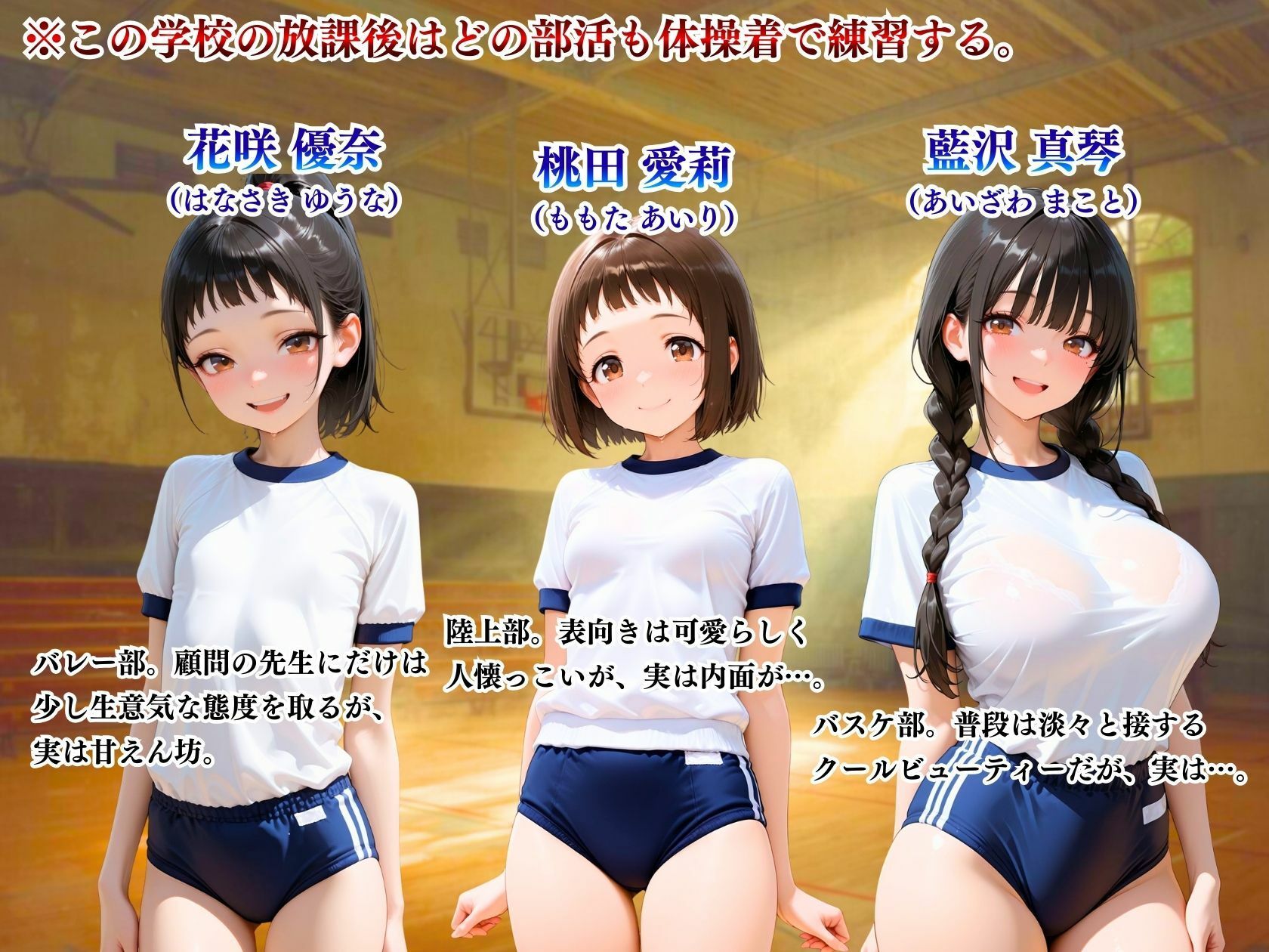 狙われたブルマ体育倉庫でのねぎらい「ご褒美って何なんですか？」2