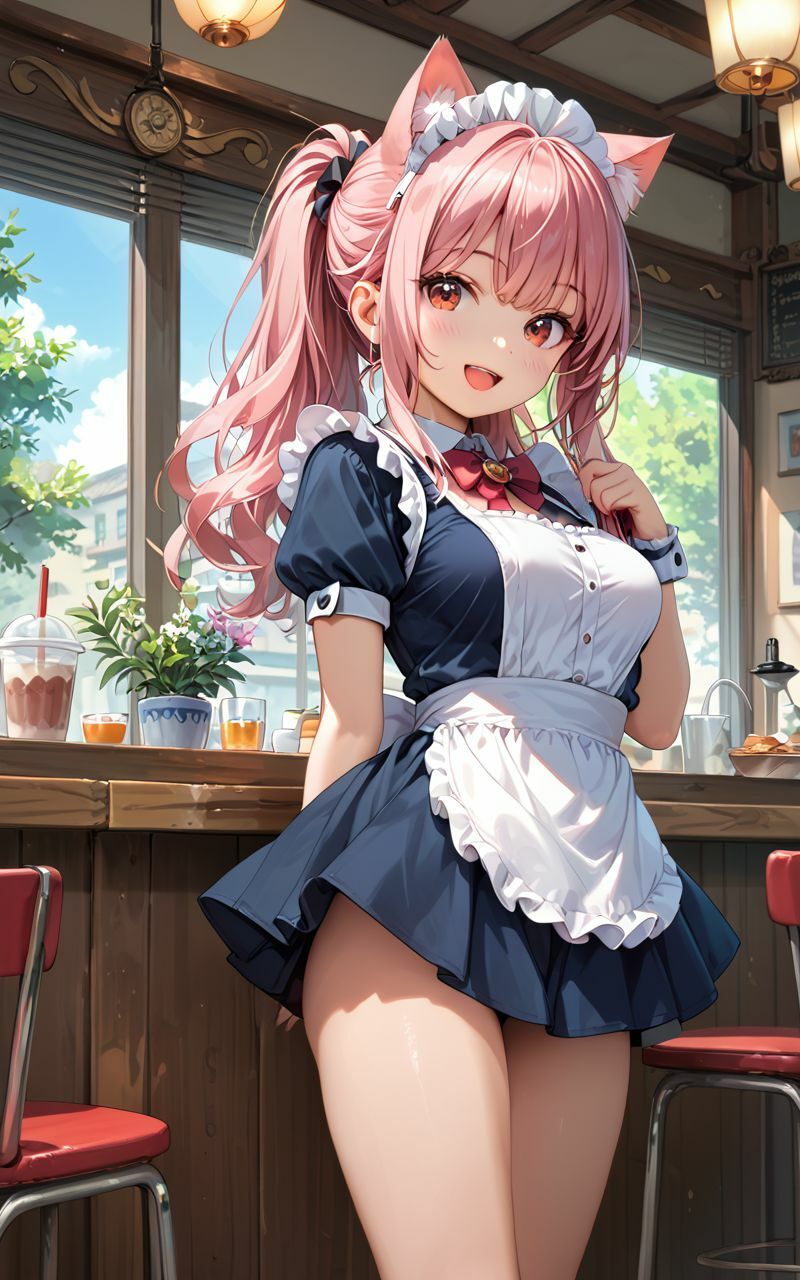 猫耳メイドが可愛すぎたので犯しまくってみた。 画像1