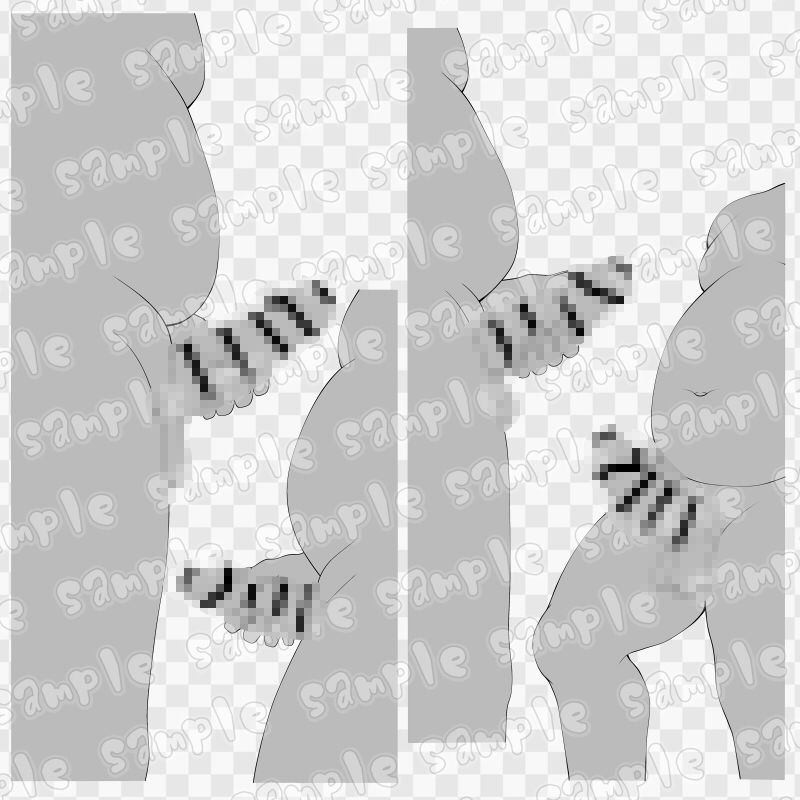 線画素材集［手］79 画像1