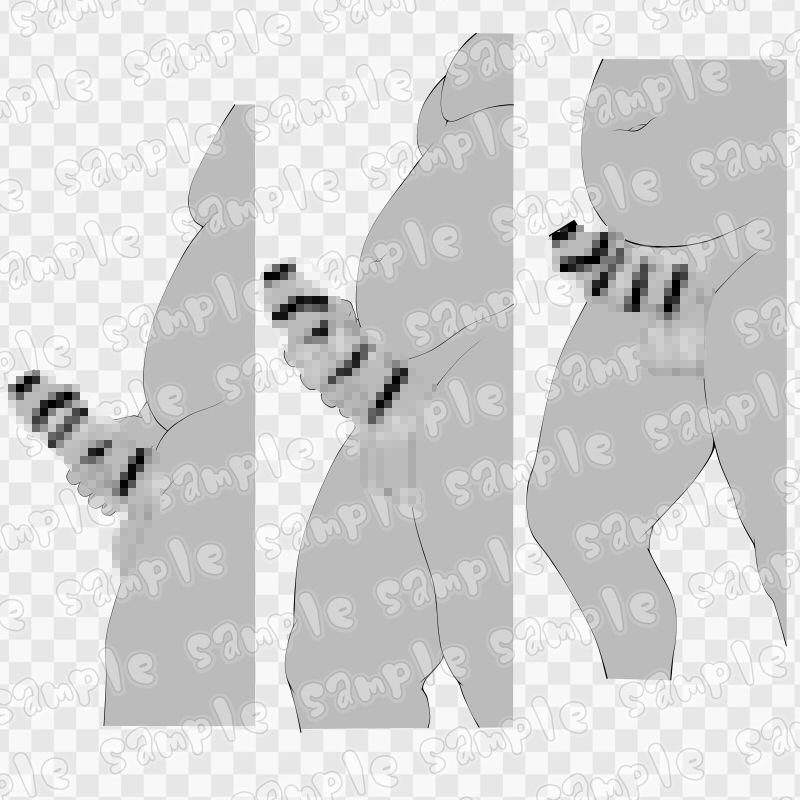 線画素材集［手］80 画像1