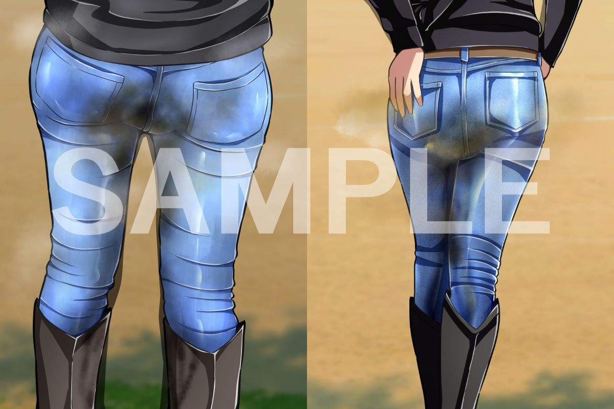 デニムうんち漏らし 画像1