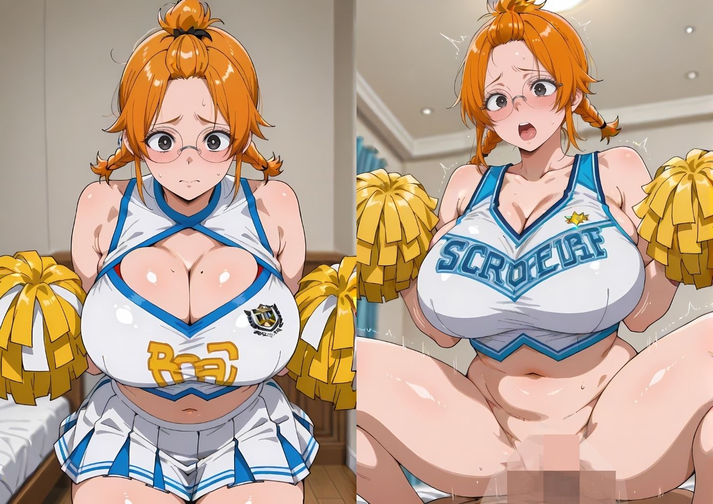 上京したての桃の副隊長さんとイチャコスエッチ 画像7