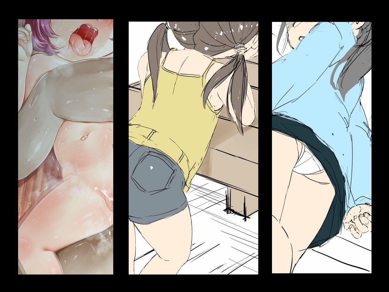 【ご注意※顔の全体描写はありません】この世代のエロ穴はオナホのために開いている「施設たらい回し」他10