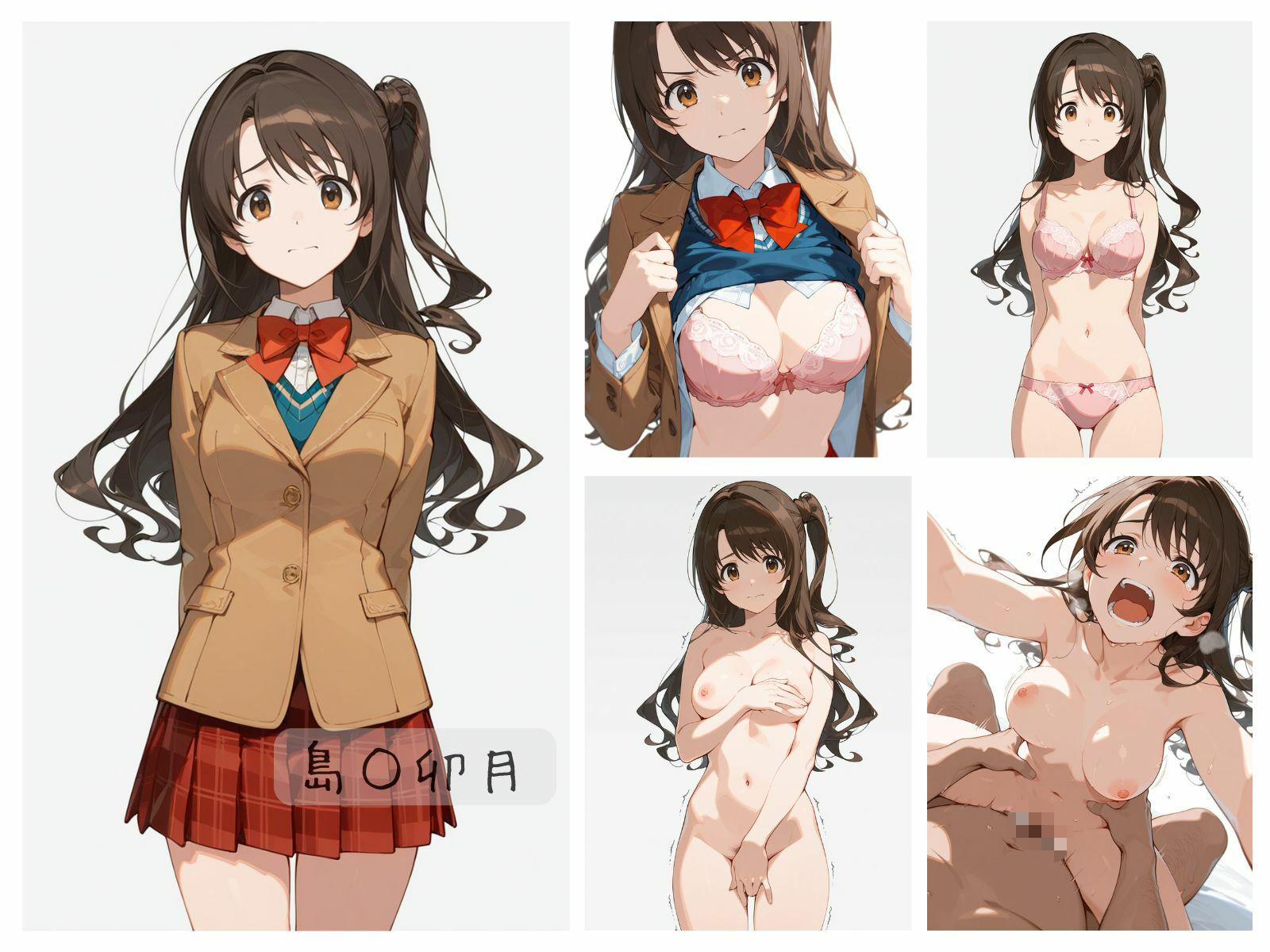 【無料エロ漫画】d_741568 シンデレラアイドル全裸図鑑 Cute編(memento森)