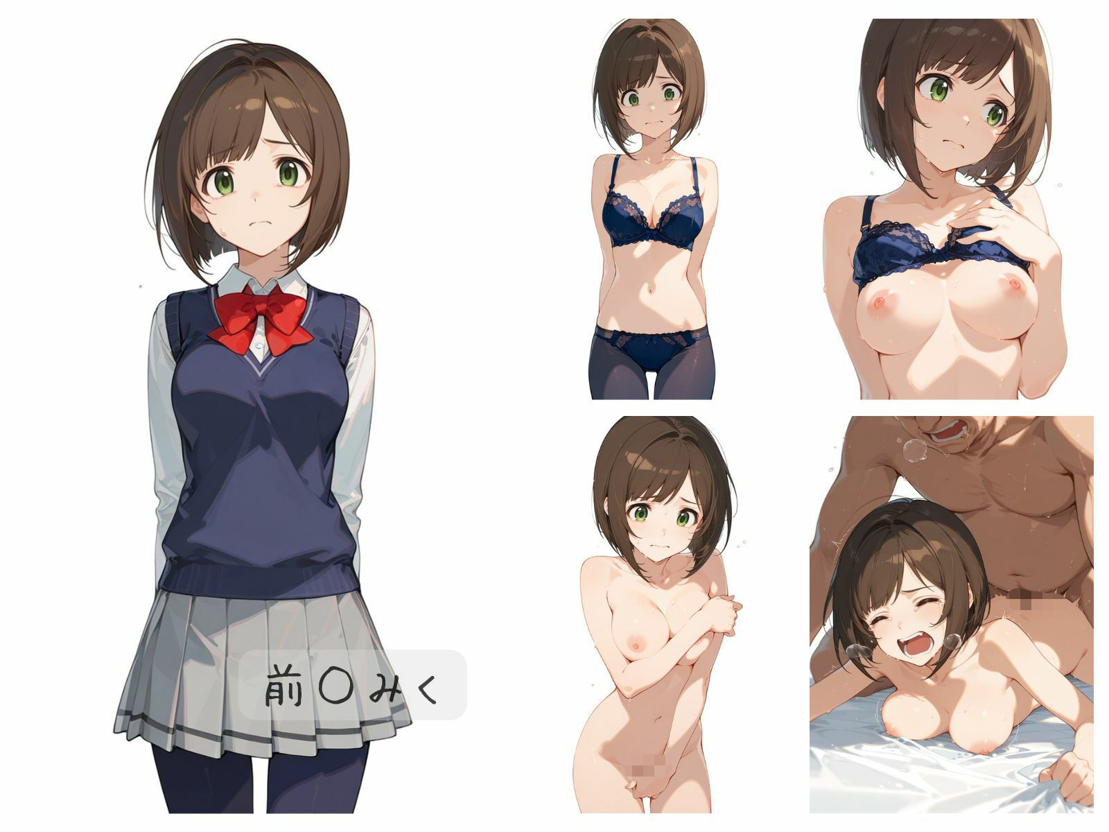 【無料エロ漫画】d_741568 シンデレラアイドル全裸図鑑 Cute編(memento森)