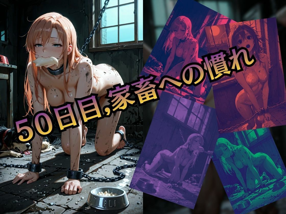 アスナ監禁362日（枚）の記録 〜高潔な騎士が壊れて肉人形になるまで〜 【導入24P セリフ付き】 画像3