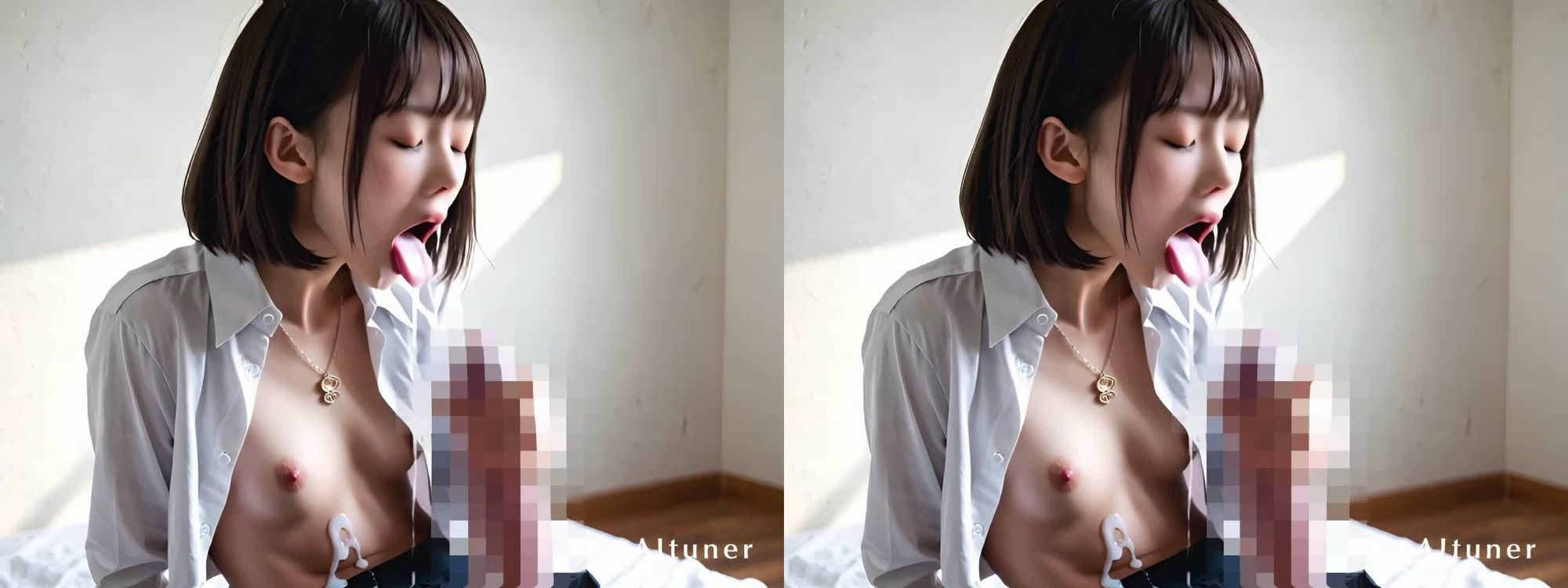 3D VR SBS【30分HD】今夜は好みを決めに来て。 画像2