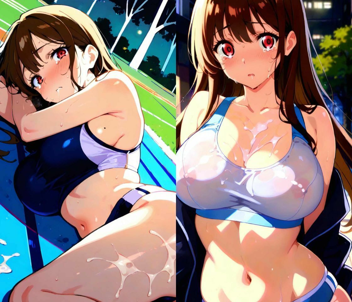 女子校生  メス堕ち  野外で汗だく強●中出し大会【一部セリフあり】2