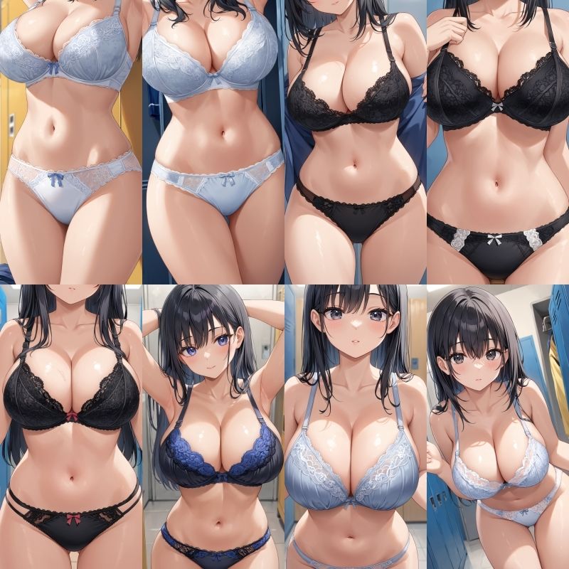 【女子更衣室盗撮】巨乳J〇レース下着【500枚】Vol.1-2 画像9