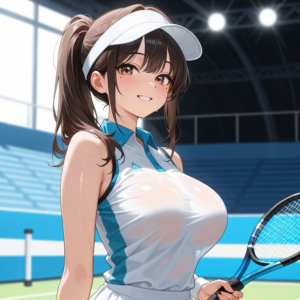 弱みを握られたテニス部女子と顧問 画像1