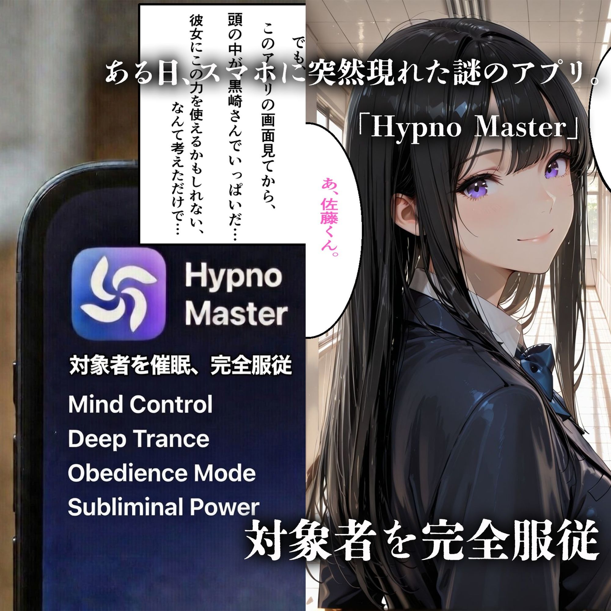 催●アプリで完全支配  〜JK4人の完全服従〜  Hypno Master Case.1 画像2