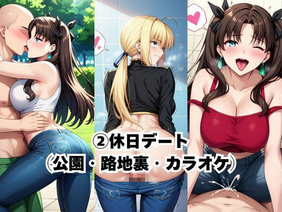 【エロ漫画】完璧すぎる極上彼女に溺れる毎日〜セ○バー&遠○凛編〜4