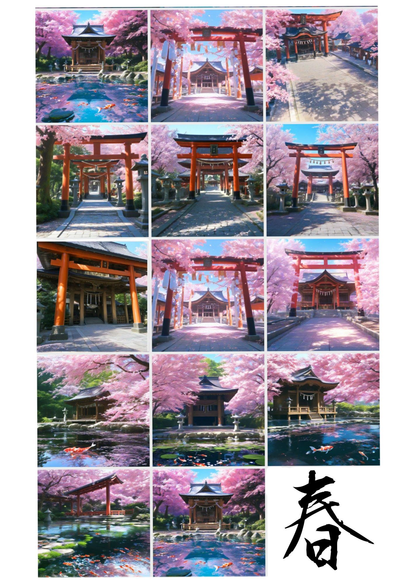 神社背景素材 画像1
