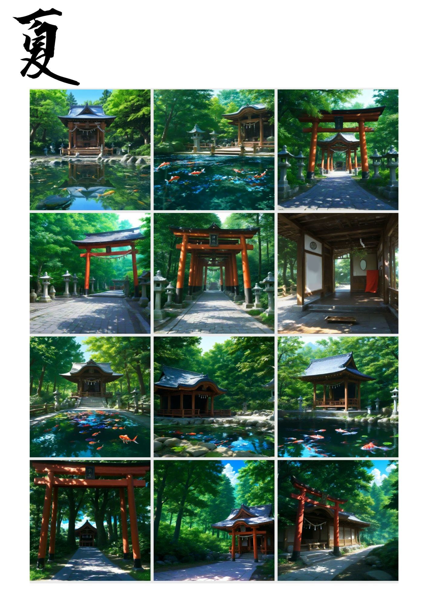 神社背景素材 画像2