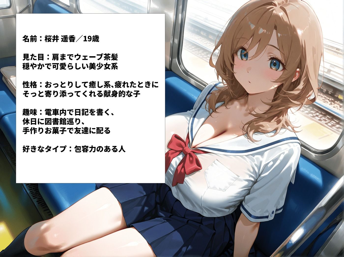 電車で爆乳JKをハメまくる一部始終 サンプル7