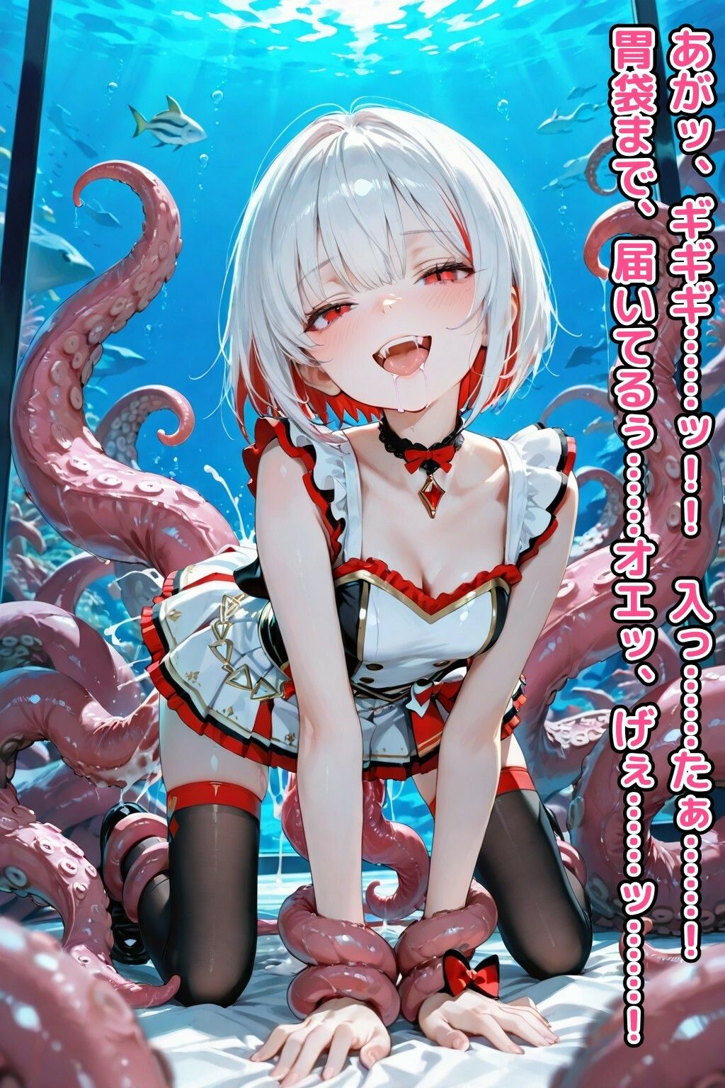 「もう許して…ッ！」吸血鬼アイドル・ポピーの尊厳破壊・限界アクメ実況【CDZ】【FANZA限定衣装:ゴシック/チャイナ/バニー】 画像1