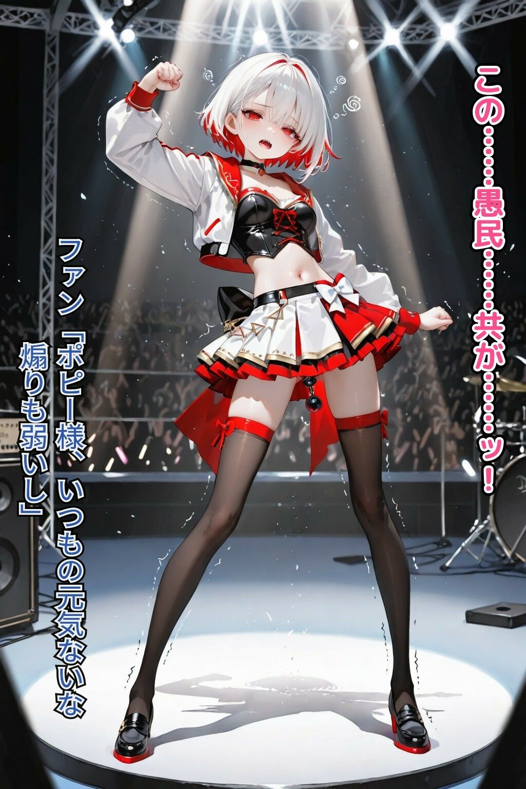 「もう許して…ッ！」吸血鬼アイドル・ポピーの尊厳破壊・限界アクメ実況【CDZ】【FANZA限定衣装:ゴシック/チャイナ/バニー】 画像9