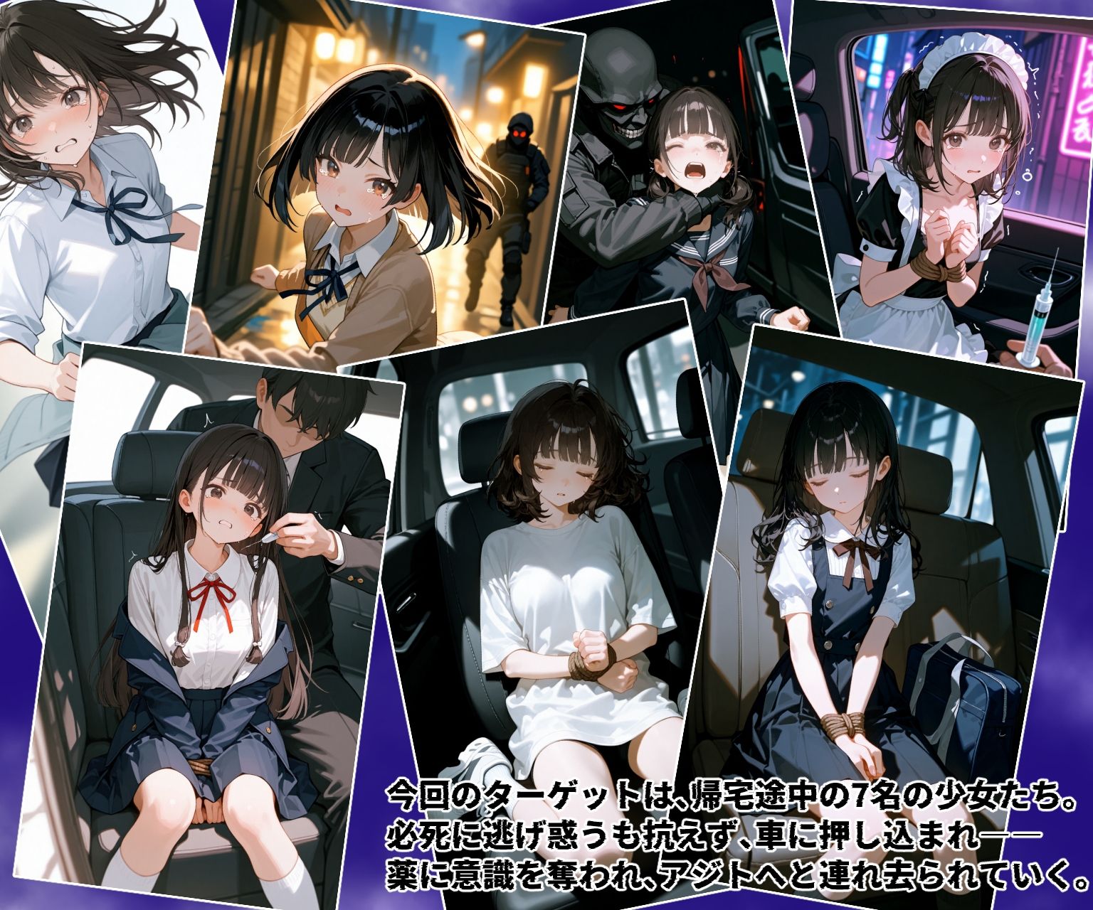 触手ノ生贄 -逃げ惑う少女達は拉致され、絶望の凌●連鎖に堕ちる- 画像2