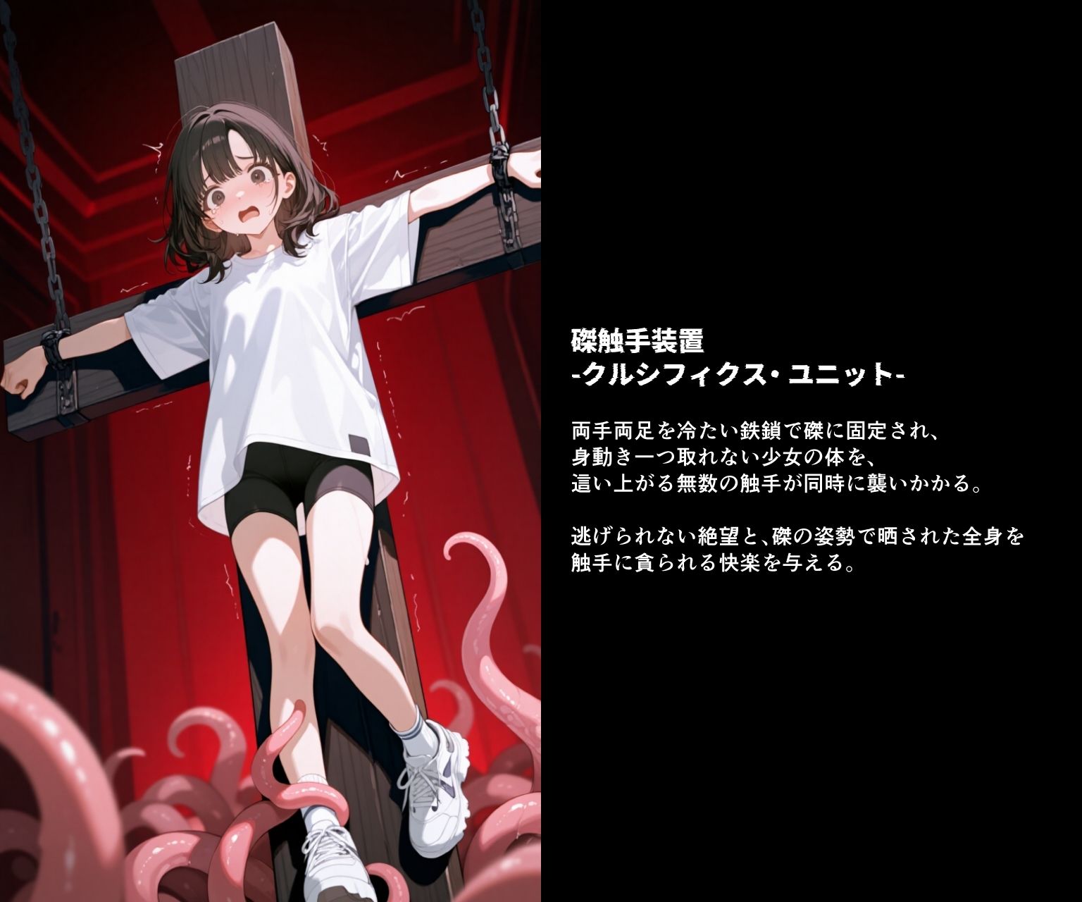 触手ノ生贄 -逃げ惑う少女達は拉致され、絶望の凌●連鎖に堕ちる- 画像7
