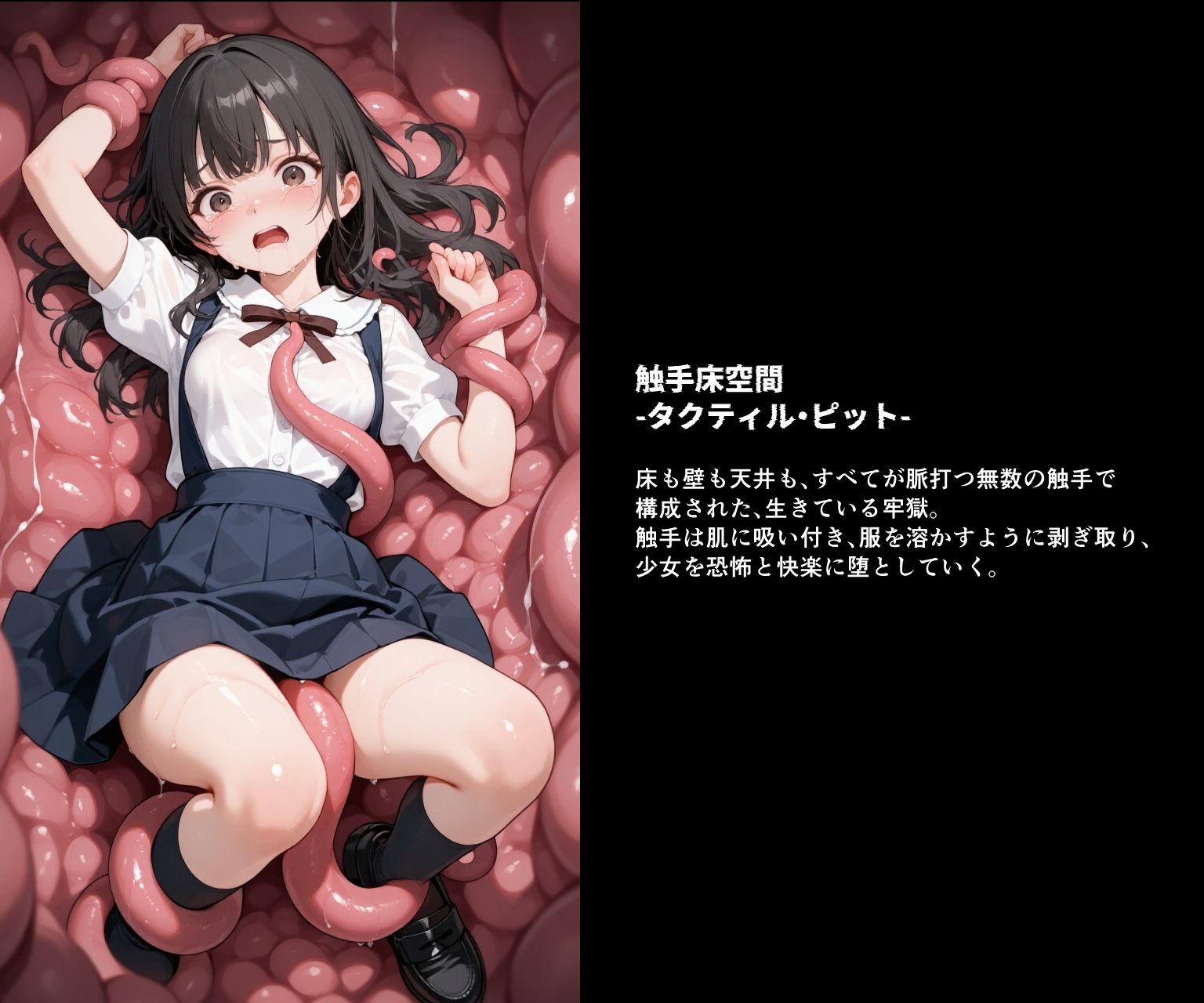 触手ノ生贄 -逃げ惑う少女達は拉致され、絶望の凌●連鎖に堕ちる- 画像8