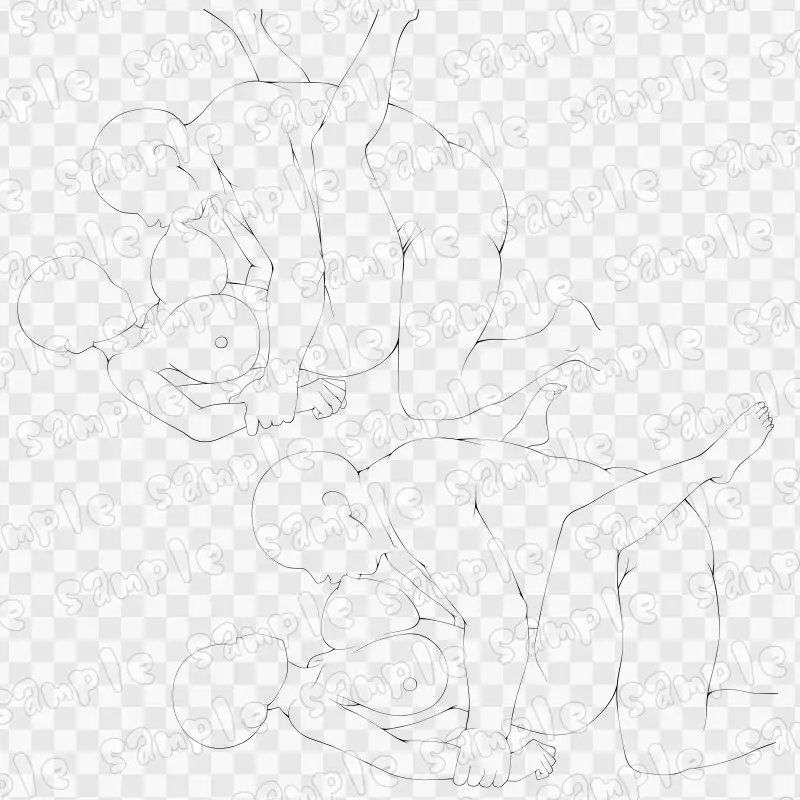 線画素材集［手］83 画像3