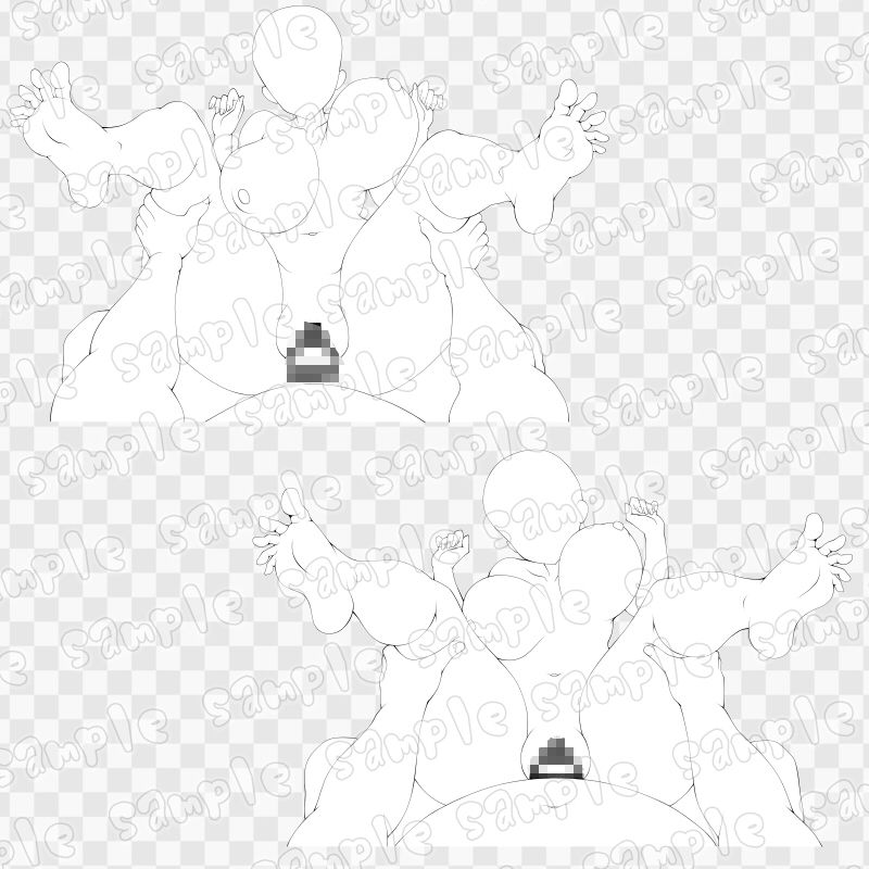 線画素材集［手］85 画像2