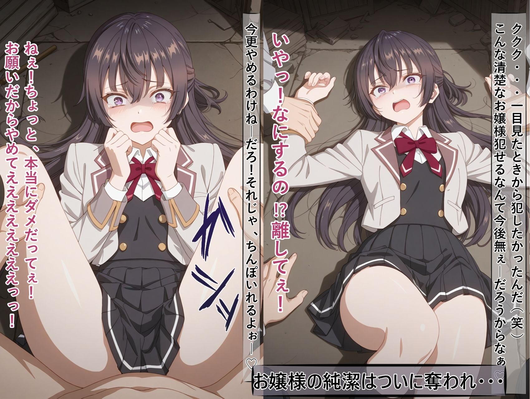 お嬢様の周防有○がペットとして地獄の監禁生活に堕ちるまで 画像6