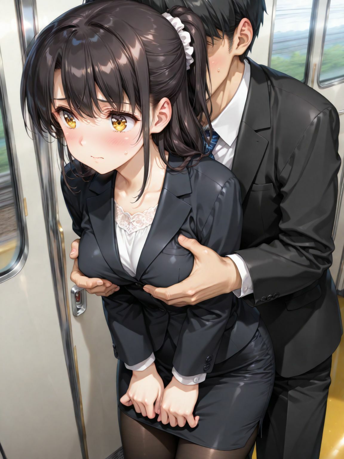 OL  痴●電車 画像3