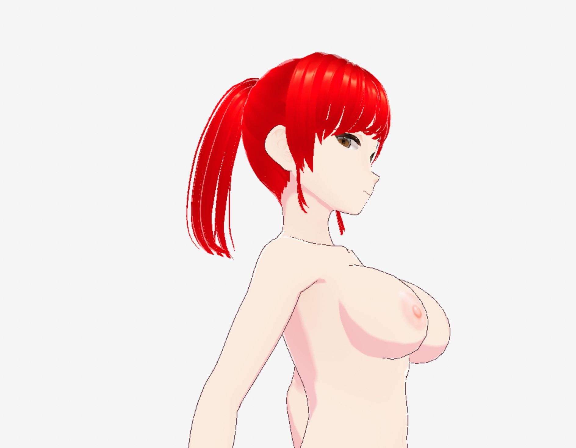 赤髪の美女戦士（セリフなし  3DCGモデル  イラスト集） 画像6