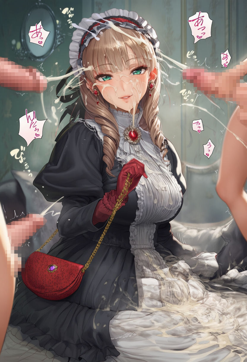 ゴシック〇リィタ様にぶっかけ射精 ver.F 画像1