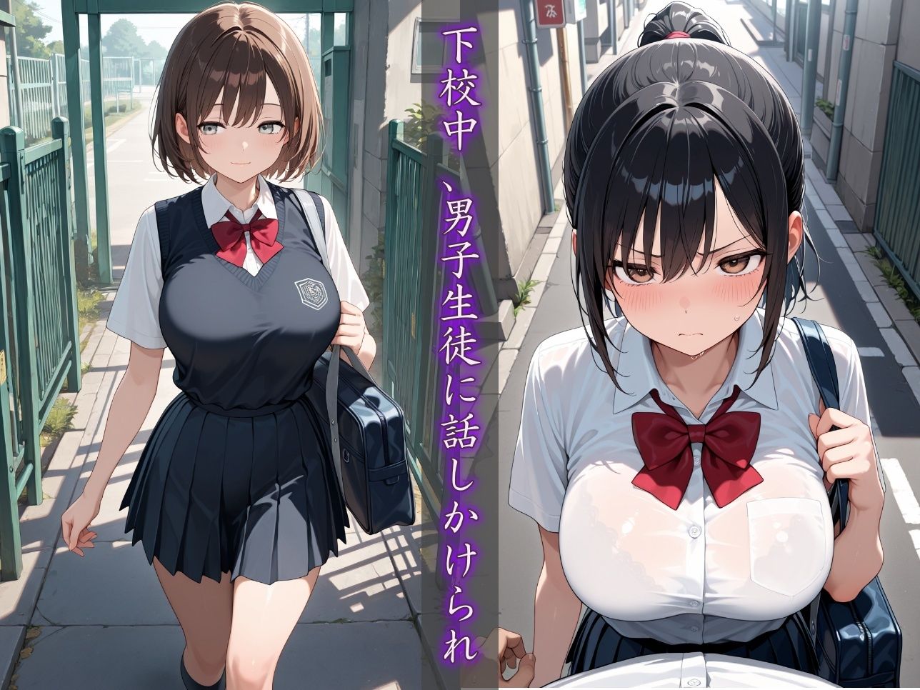 制服処女調強記録〜廃墟に連れ込まれ性玩具へと堕とされる〜【500枚】 画像1