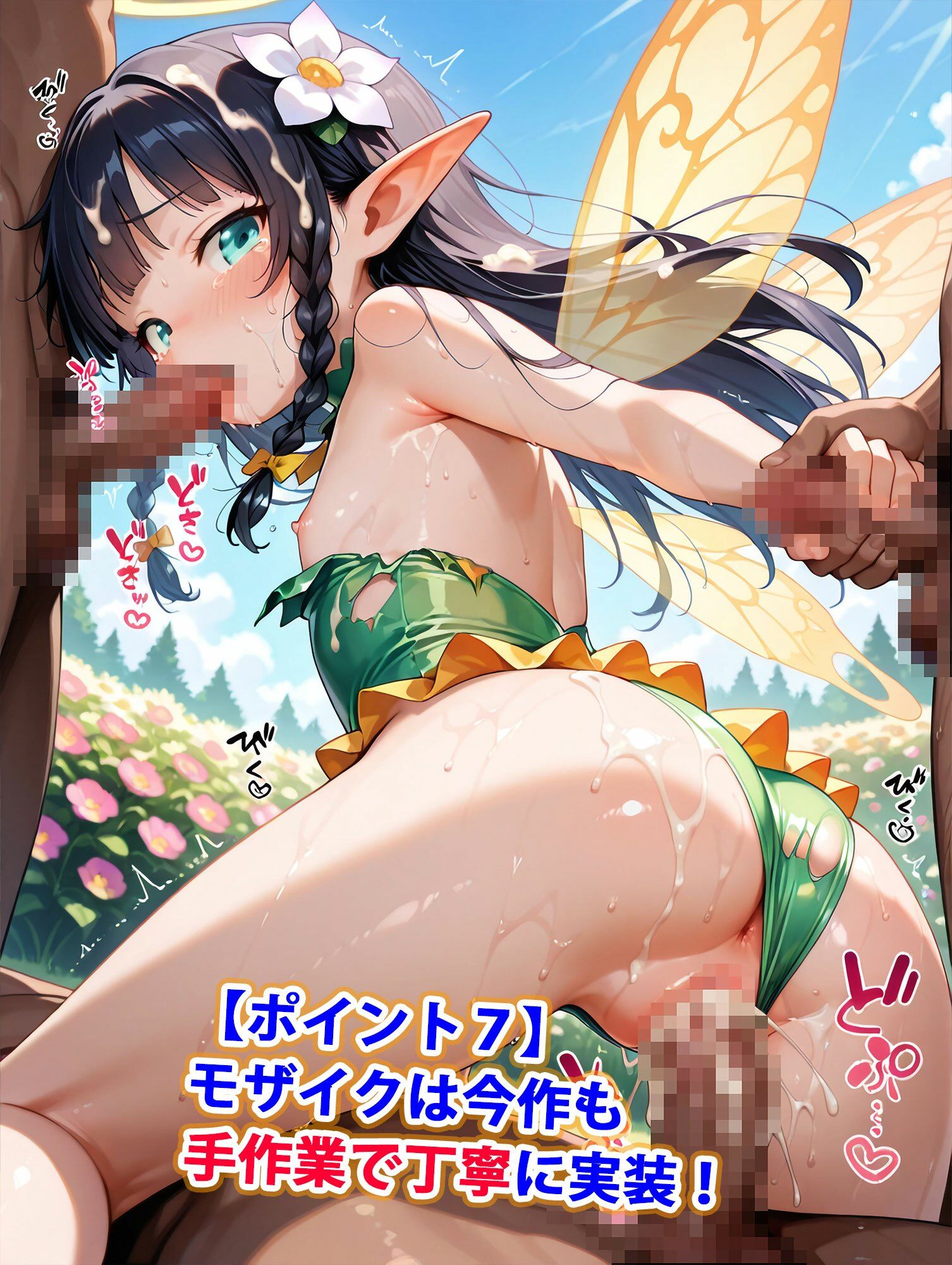 つるぺたマゾ妖精への悪戯～精液まみれイラマチオハードセックス婚～（妊娠要素あり）8