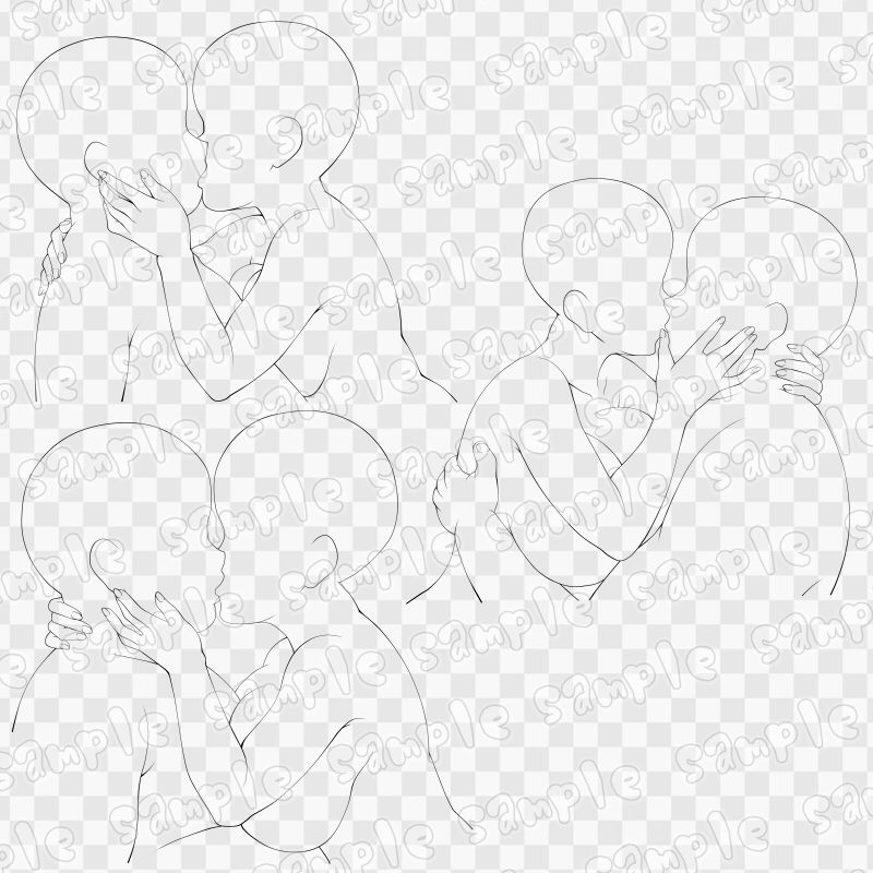 線画素材集［手］94 画像3