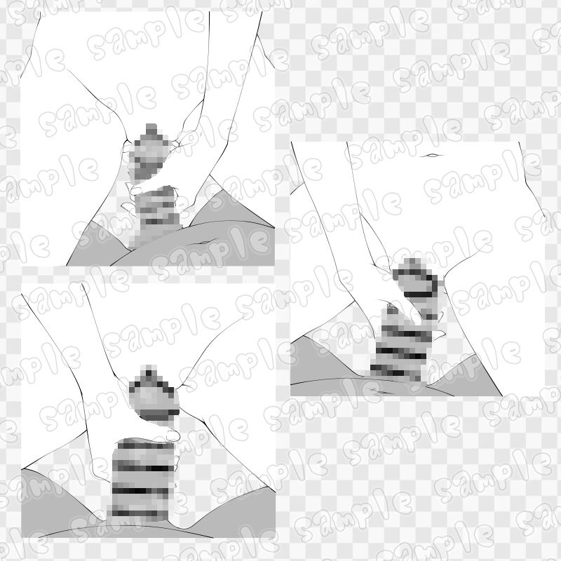 線画素材集［手］95 画像1