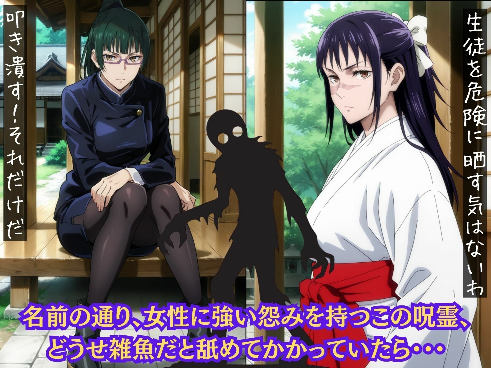 ザコだと舐めてた女嫌い呪霊に、次々とわからせられちゃうヒロインたち  呪術〇戦  編 画像2