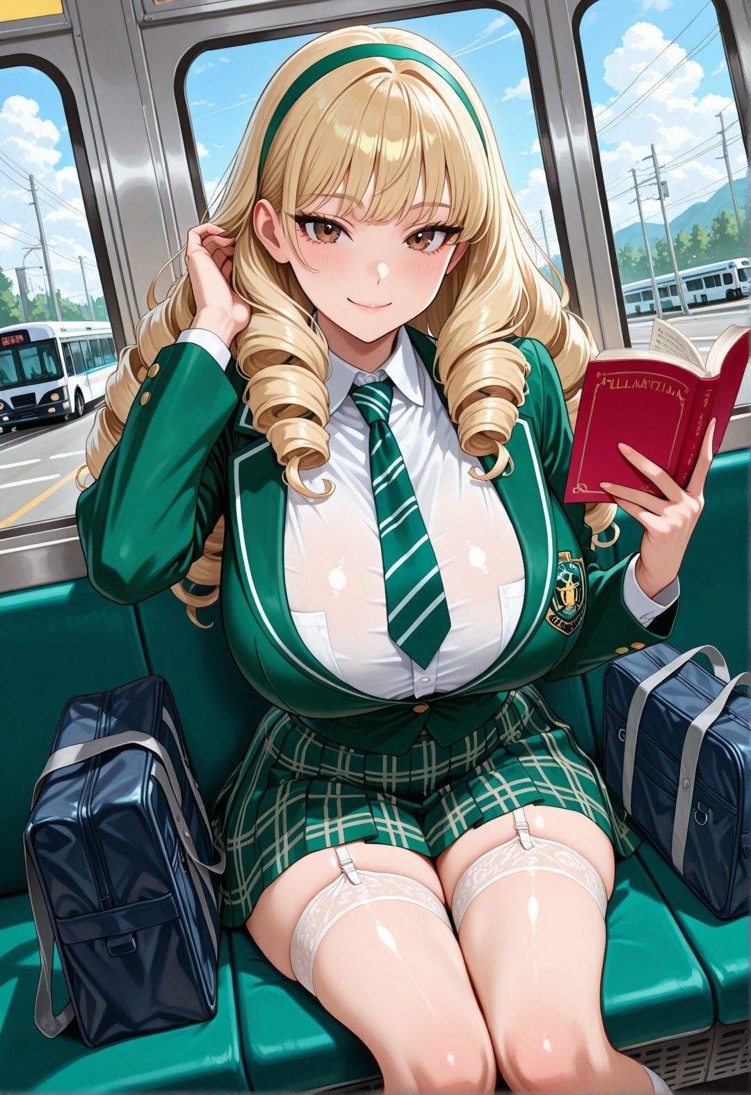 爆乳お嬢様の自慰から始まる公開凌●日記 画像1