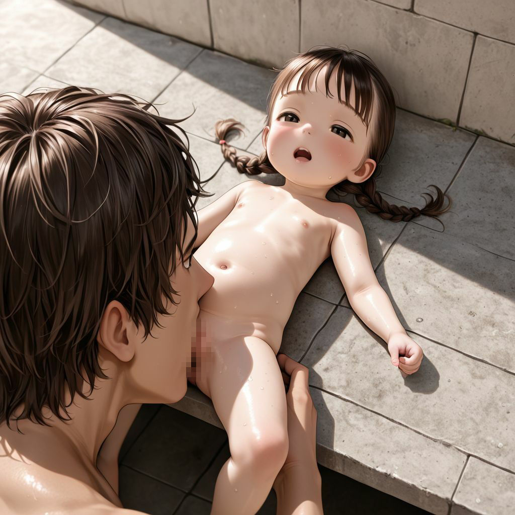 おさげの水着●女を物陰に連れ込んでイタズラ3