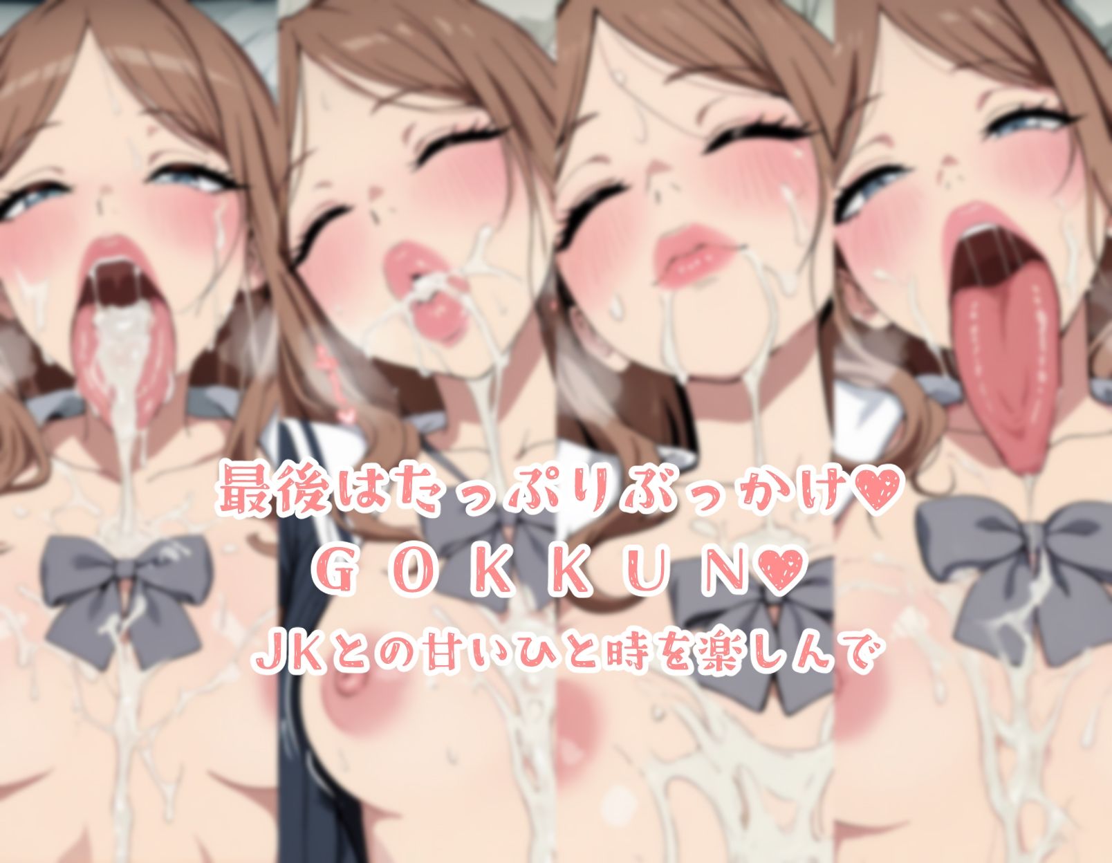 JKのちんキスがぬるぬるで気持ちよすぎた件 画像10