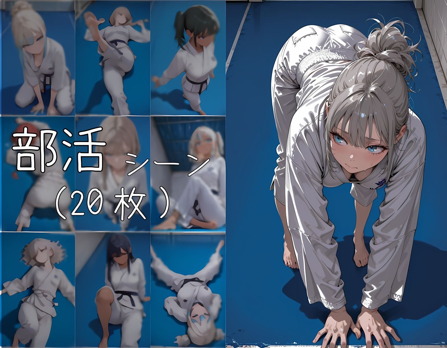 道着の下の柔肌 柔道部 サンプル3