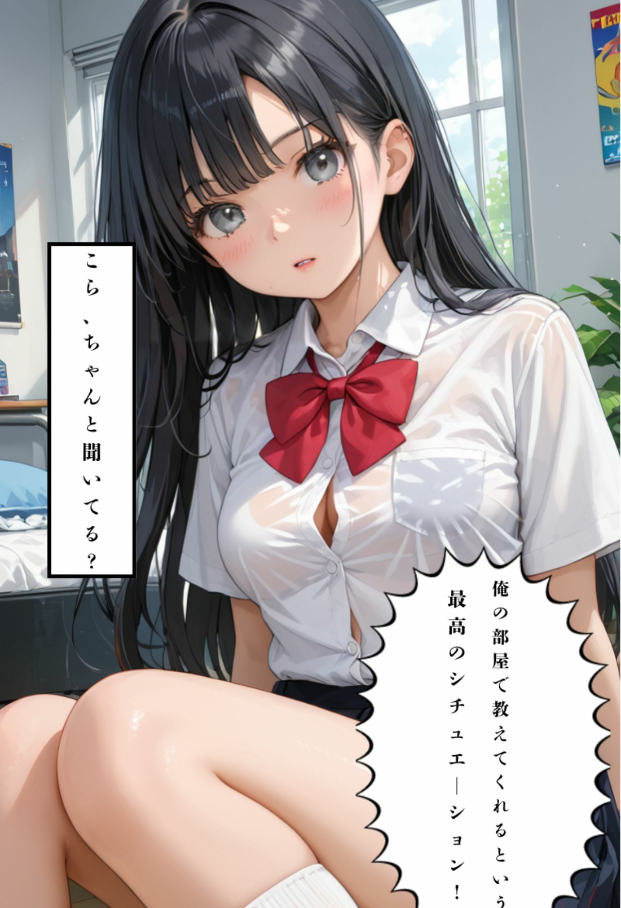 いつも気の強い同級生が家に来た、可愛すぎて我慢できず…… 画像3