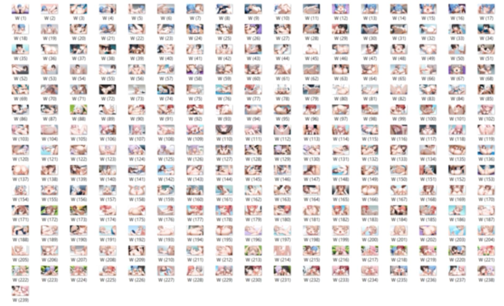 【男性器あり】13キャラ イラスト集 （500枚） 画像3