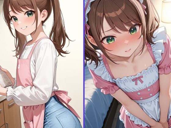 【男の娘】咲とエプロン【人造緑】